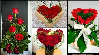 Special Valentines Day Flower Arrangement Ideas || Valentines Day Flower Decoration DIY Ideas