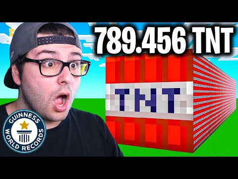 PROVO A BATTERE 5 RECORD MONDIALI DI MINECRAFT