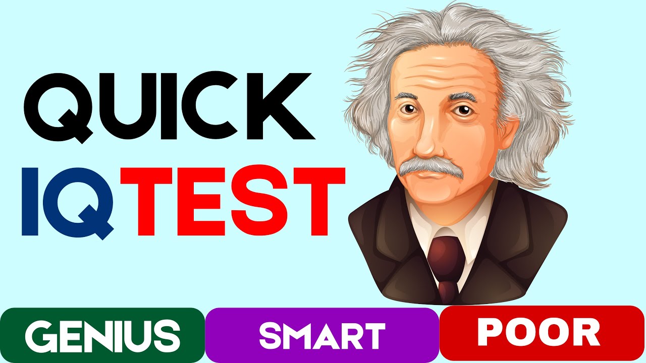 Quick IQ test | Advance Intelligence Test | how smart are you ? |