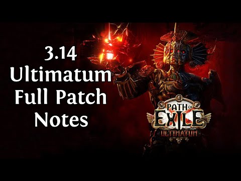 [Path of Exile] Full 3.14 Ultimatum Patch Notes Audiobook