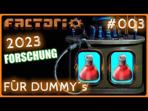Factorio deutsch - Automatisierung roter Forschungspakete - FOLGE #003 Anfänger Guide, 2023 Neustart