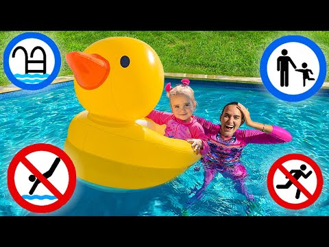 Alice has fun at the swimming pool and other educational stories for children