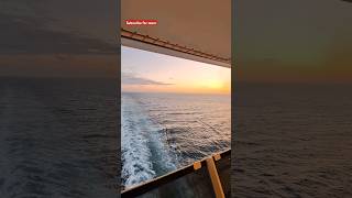 Stunning sunset aft views on MSC Virtuosa #cruise #cruiseship #msccruises