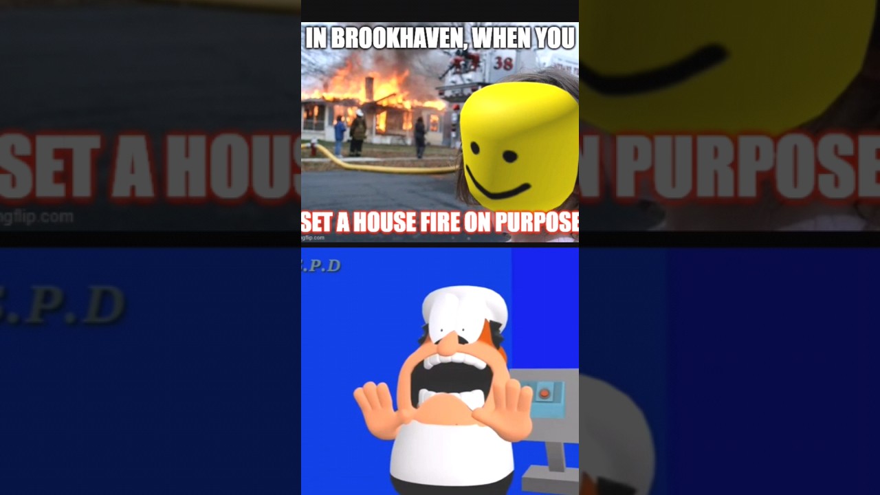 PIZZA TOWER REACTS TO CURSED IMGFLIP BROOKHAVEN MEME #shorts #brookhaven #roblox #cringe #pizzatower