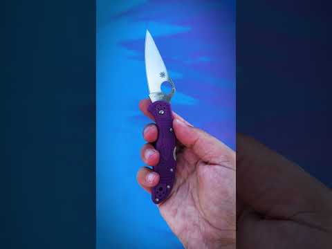 SPYDERCO DELICA 4 LIGHTWEIGHT C11FPPR PURPLE KNIFE