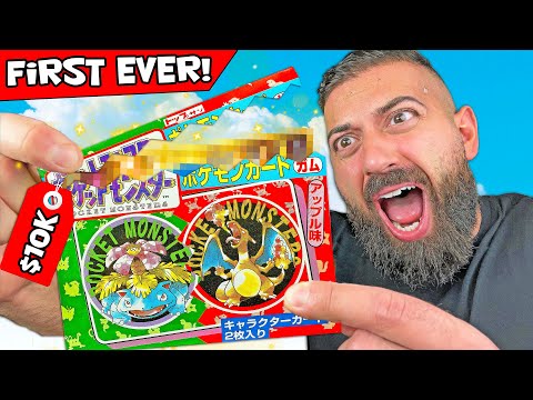 I Opened The FIRST Pokemon Cards EVER MADE! ($10,000)