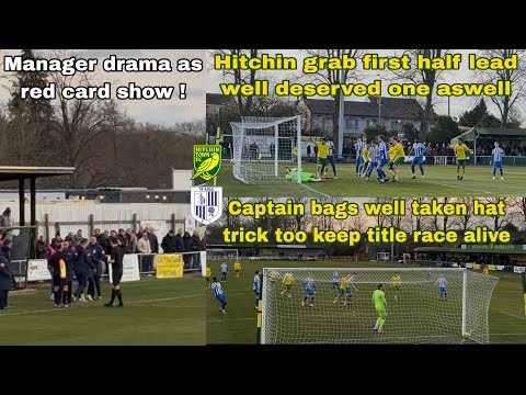 Hitchin Town 4-1 Ware matchday vlog *Dominant win for canaries in the title race! Amazing Time!*