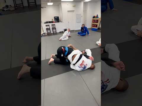Options off the half guard – stopping the knee cut