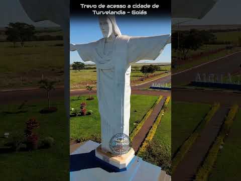 TURVELANDIA GOIÁS, PROJETO VISÃO AÉREA - ROTULA DE ACESSO A CIDADE.