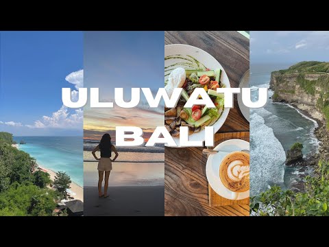 Vlog de viagem solo em Bali Uluwatu | Aventura na praia! | Ótimo pôr do sol | Passeando por cafés e restaurantes