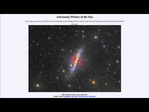 2021 July 09 - M82: Starburst Galaxy with a Superwind