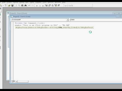 Visual Basic 6 0 Msgbox