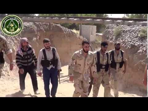 تفقد النقيب أبو النصر لجبهة معركة "الفرقان" في الغوطة الشرقية في ريف دمشق