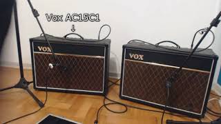 Video thumbnail for VOX AC15C1 - VOX AC15VR Comparison by valoto