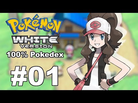 Pokemon White 100% Pokedex Walkthrough - Part #01: A Fresh Start