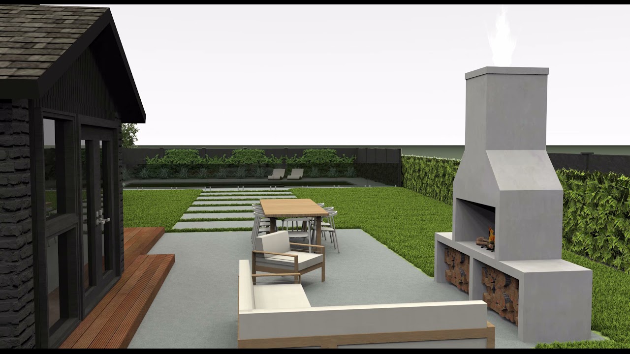 Garden Render Fly Through