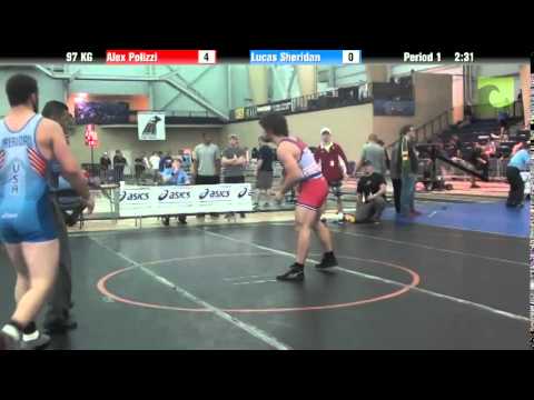 97 KG Alex Polizzi vs  Lucas Sheridan