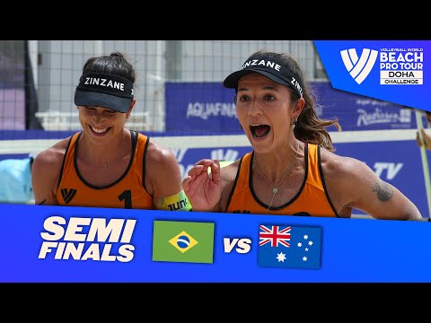 Barbara/Carol vs. Clancy/Mariafe - Semi-Final Highlights of Doha 2022 #BeachProTour