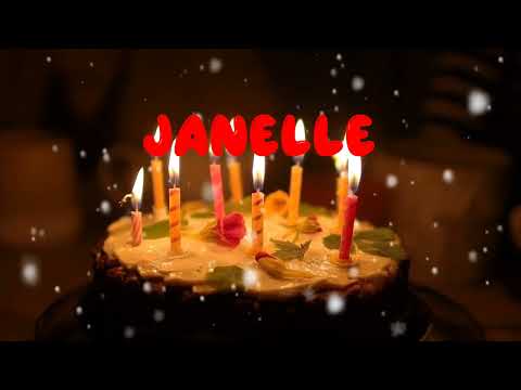 Happy Birthday JANELLE   Happy Birthday Song   Birthday Wishes   Birthday Party