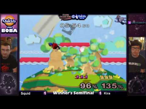 SSBM @ Quickly 9 - Squid Vs. Kira