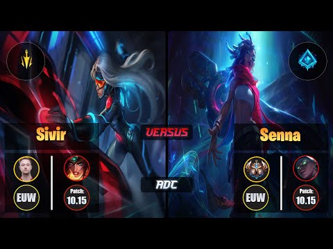 Rekkles SIVIR (ADC) [Lethal Tempo] VS SENNA - Challenger EUW Patch 10.15