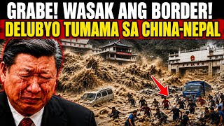 NAKAKATAKOT! DAMBUHALANG FLASHFLOOD TUMAMA SA CHINA-NEPAL. MARAMING PATÀY!