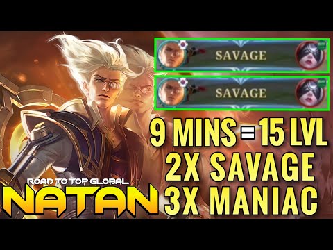 2x SAVAGE! 3x MANIAC! Fast Farm Natan Best Build & Gameplay | Road to Top Global - Zyph