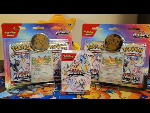 Pokémon Prismatic Evolutions 2-Pack Blister and Booster Bundle Opening!