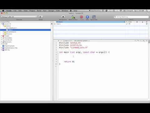 C Programming on the Mac L33 - Linked Lists