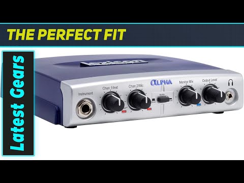 Lexicon Alpha USB Audio Interface 2010s - Blue image 5