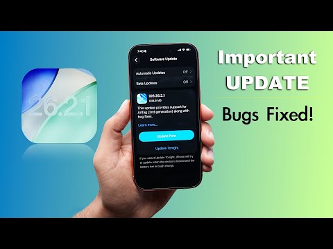 iOS 26.2.1 Released 🔥 Important Update! | New Features, Performance, Battery Life (HINDI)
