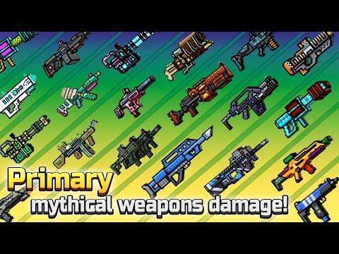 Pixel Gun 3D - Primary Mythical Weapons Shots Damage + Reloading Animations