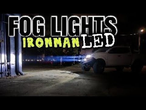 NP300 Ironman LED Fog Lights Wiring + Installation #shedsessions