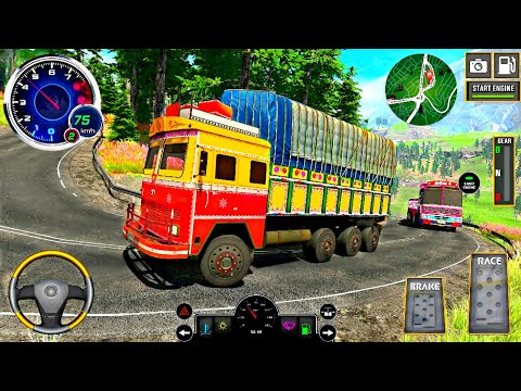 Indian Cargo Truck Transport Mountain Driving 3D - Asian Truck Simulator 2025 : Android Gameplay #1