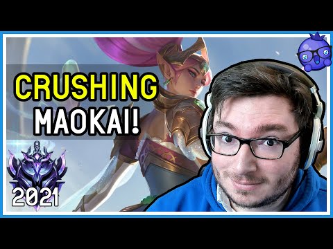 Dealing with OP MAOKAI SUPPORT - Janna Gameplay Diamond 2021
