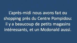 Voyage a Paris video