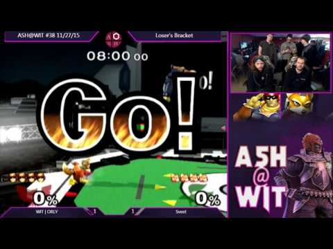 WIT | ORLY (Falcon) vs Sveet (Fox) - ASH@WIT #38 Melee Loser's Bracket