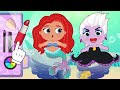 BABY LILY ‍ ️ Dresses Up As Ursula From The Little Mermaid