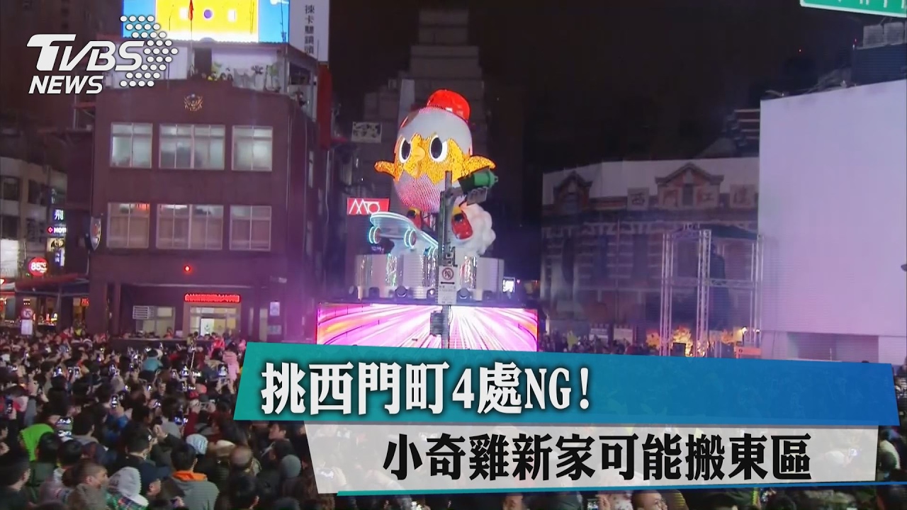 挑西門町4處NG！小奇雞新家可能搬東區