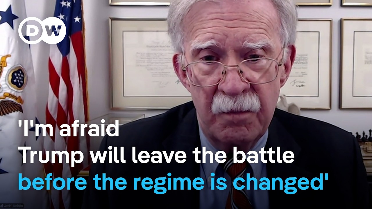 John Bolton: 'I would not have started this war if the objective were not regime change' | DW News