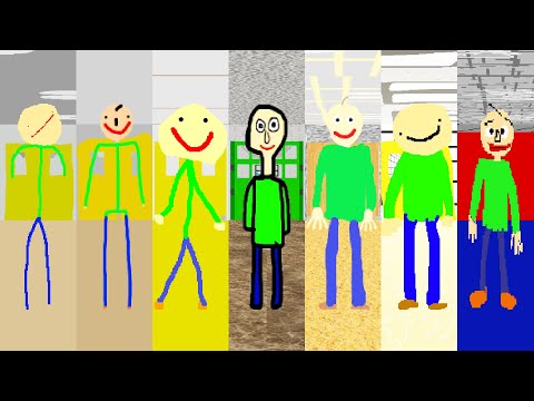 Evolution of Baldi's Graphics: Low Budget - All Perfect!