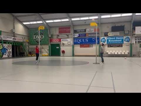 Gertjan Meerkerk vs Tamara Siemieniuk (korfball challenge)