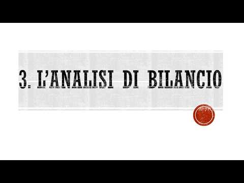 Analisi di Bilancio - Analisi per indici