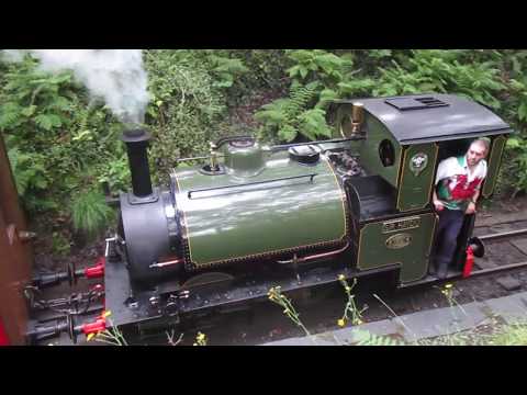 Talyllyn Railway - Sir Haydn leaving Dolgoch
