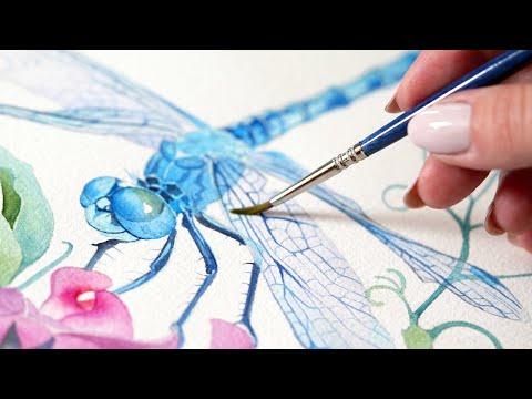 How to Paint Intricate Details 🧚 Watercolor Tutorial