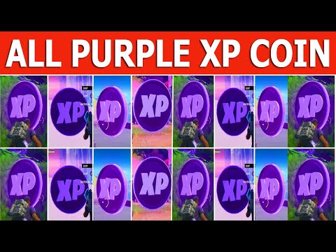 All Purple XP Coins! (WEEK 1 - WEEK 5) Fortnite Battle Royale All Season 3 Purple Xp Coin Locations!