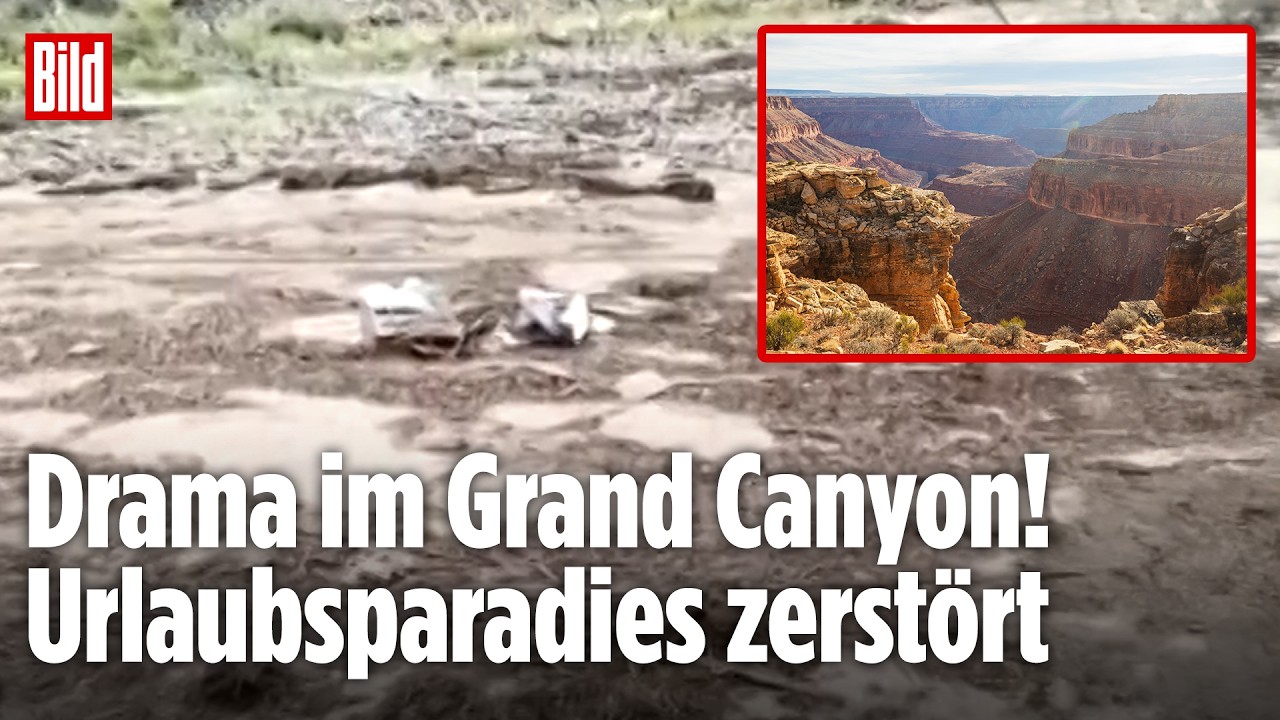 STURZFLUT IM GRAND CANYON: 15 Menschen vermisst, Brücken weggerissen