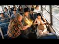 Poor man defeat pickpocket,return beauty’s money,spend 1 night with her,get black card,rise to power
