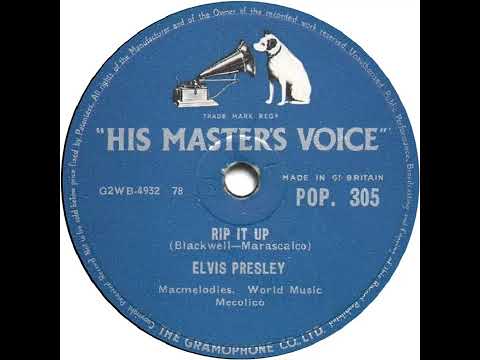 UK New Entry 1957 (36) Elvis Presley - Rip It Up