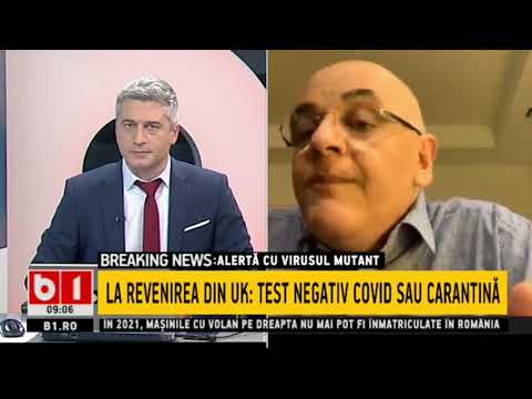 STIRI B1 ORA 9.00 DIN 4 IAN 2021 - LISTA GALBENA ACTUALIZATA - DIN UK TEST NEGATIV SAU CARANTINA